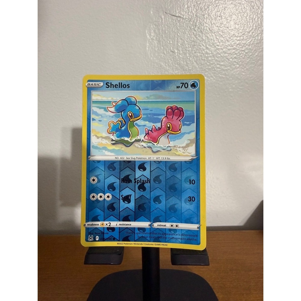 Pokemon Shellos 039/196 Reverse Holo Lost Origin Sword & Shield TCG Card